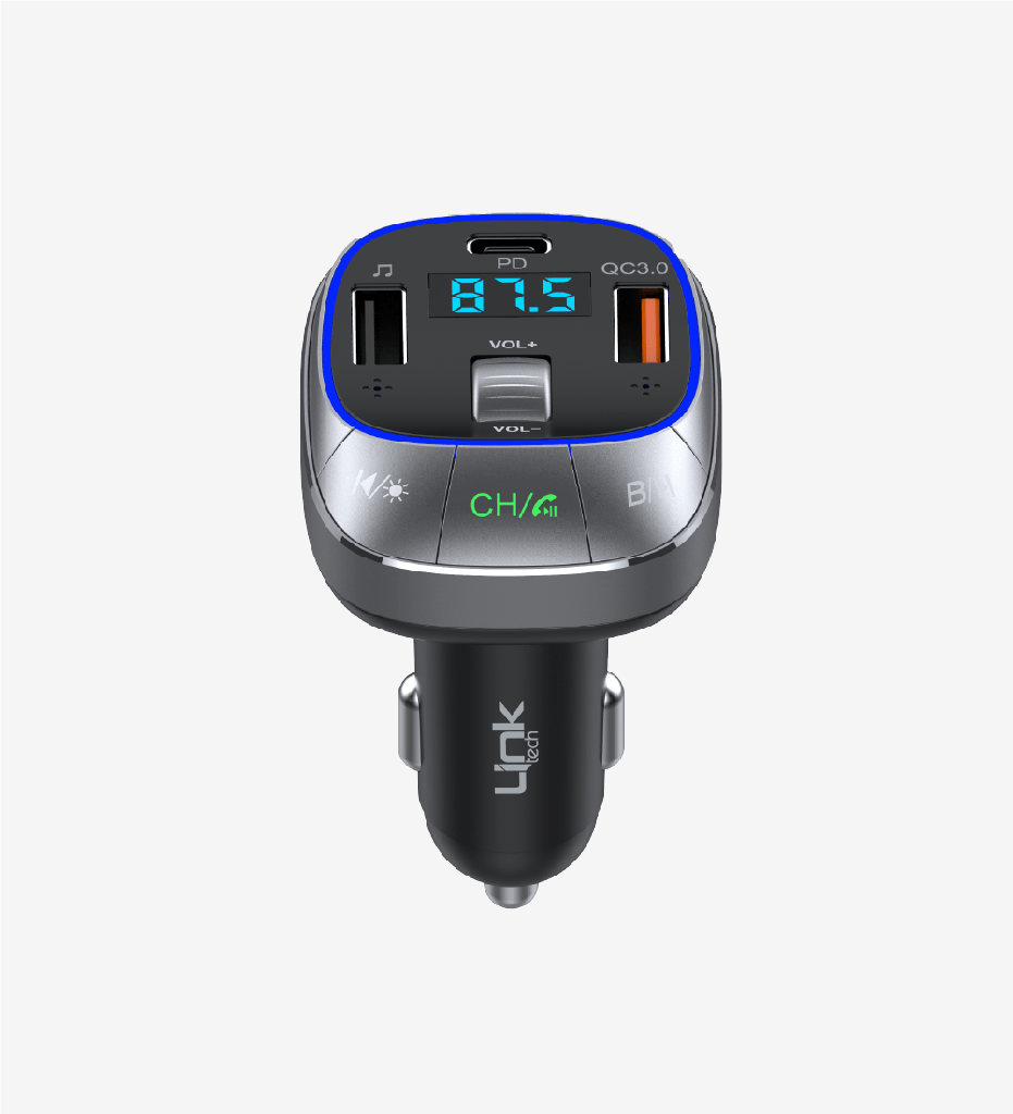 GF17 Premium Dual port PD  & QC3.0 48w 5.1 Bluetooth FM Transmitter