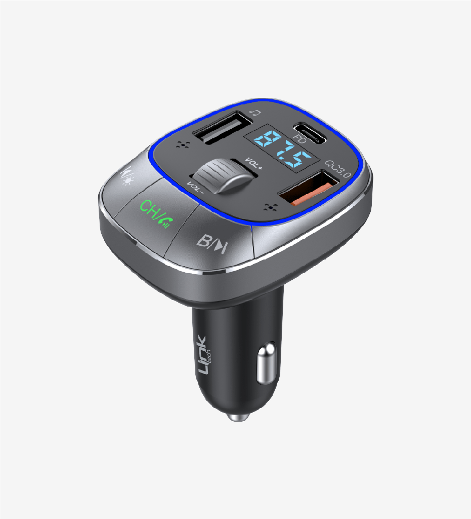 GF17 Premium Dual port PD  & QC3.0 48w 5.1 Bluetooth FM Transmitter