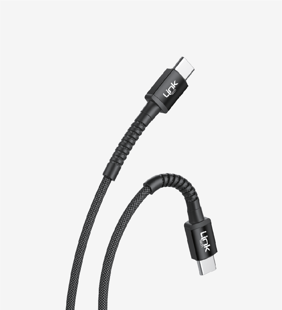 K598 Safe & Fast 1m 3A Örgülü PD USB-C Type-C Şarj Kablosu