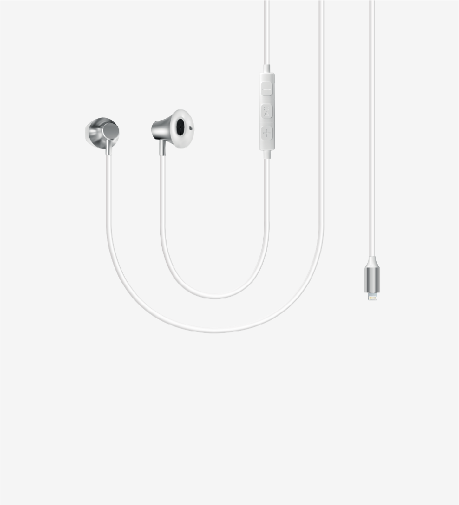 H545 Premium Süper Bas Earphone Kulak İçi Lightning Kablolu Kulaklık