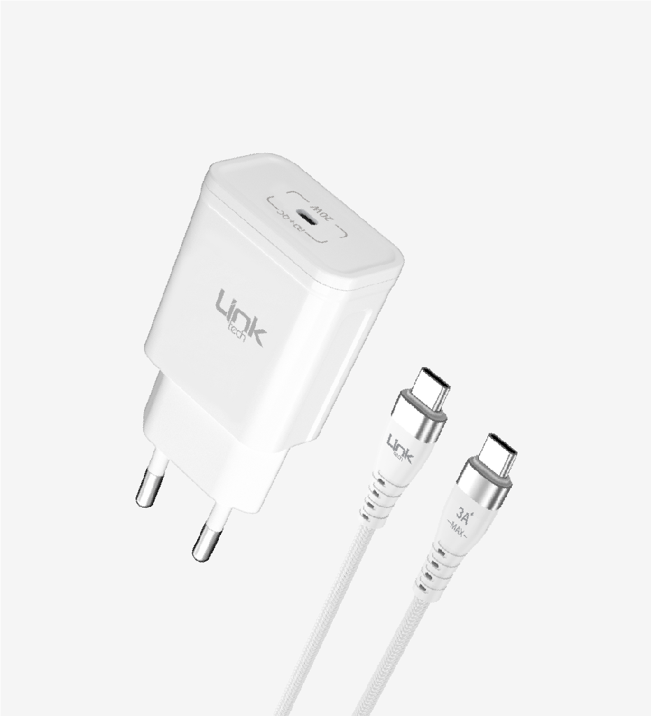 S664 Premium USB-C Kablolu 20W Tip-C Hızlı Şarj Aleti